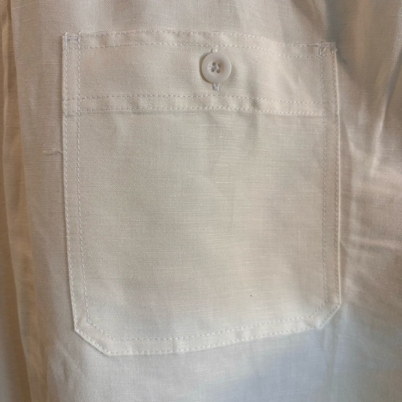 CUBAVERA Sz XXL 100% Linen Pants Drawstring Straight Relaxed Leg Trousers NEW - Picture 10 of 11